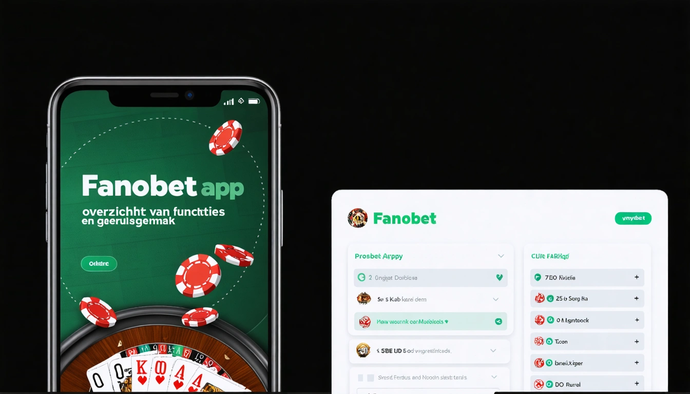 Fanobet app overzicht van functies en gebruiksgemak